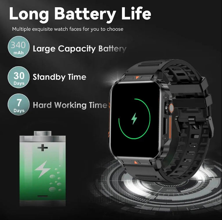 Lynda Kay’s ATL Edition smartwatch with large-capacity battery and 30-day standby time.
