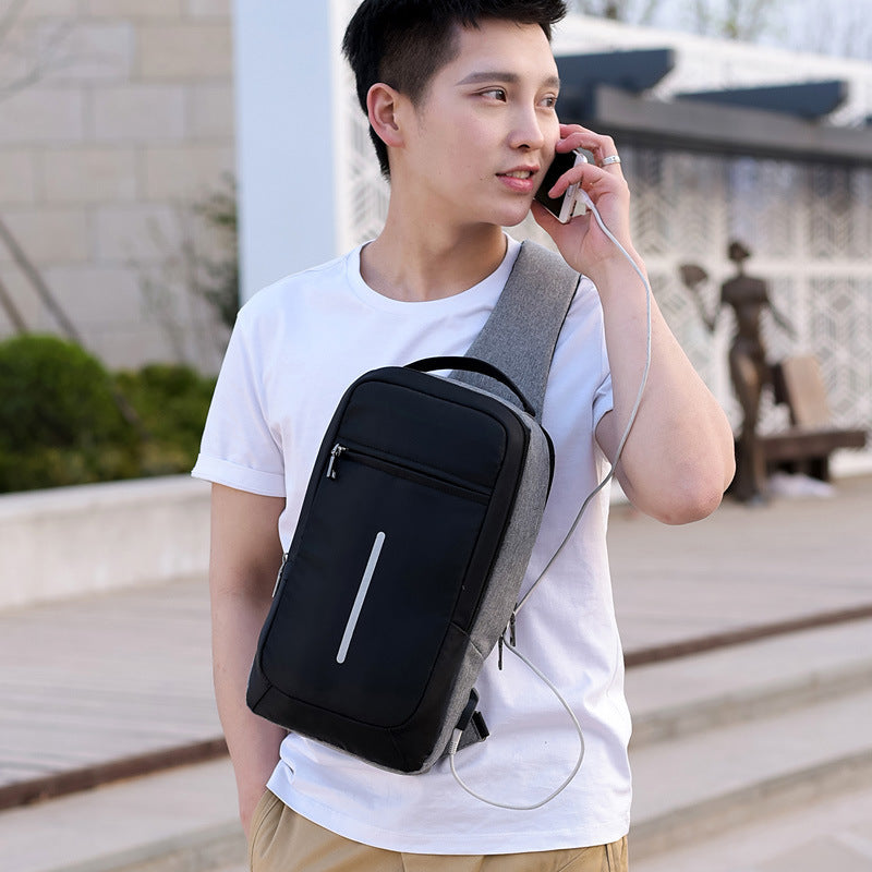 Anti-theft USB Charging Crossbody Bag