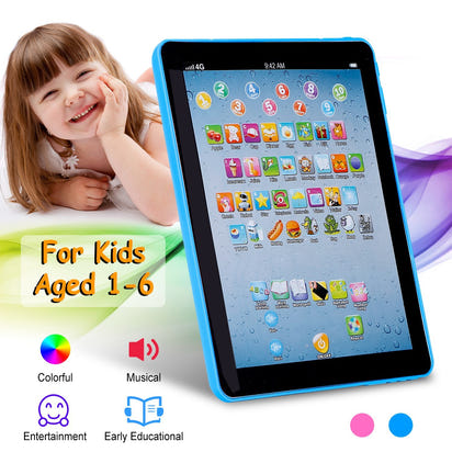 Baby Learning Tablet Educational Mini Pads Toys Touch Learn Toddler Tablet For ABC Numbers Words Gift For Boys Girls Aged 1-6 Year Old Kids