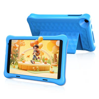 8" Android 11 Kids Learning Tablet – Dual Cameras, 2GB+32GB/128GB, Educational Apps, WiFi, Durable Shockproof Case