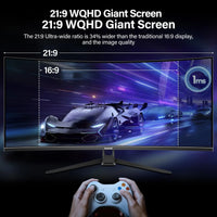 34” UltraWide Curved Gaming Monitor – 165Hz, WQHD, 1ms Response