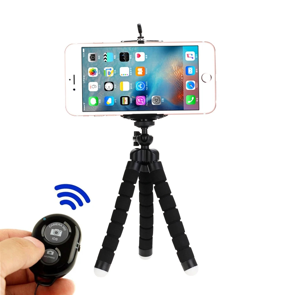 Flexible Phone Tripod with Remote – Adjustable Stand for TikTok & Photos