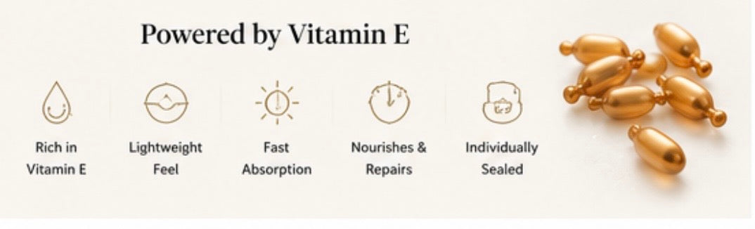 Glowvie Vitamin E Facial Essence Capsules