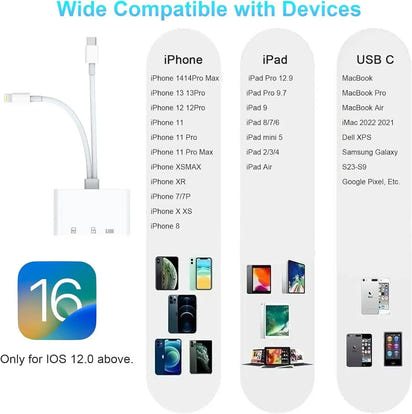 SD and TF cards inserted into the 5-in-1 adapter.