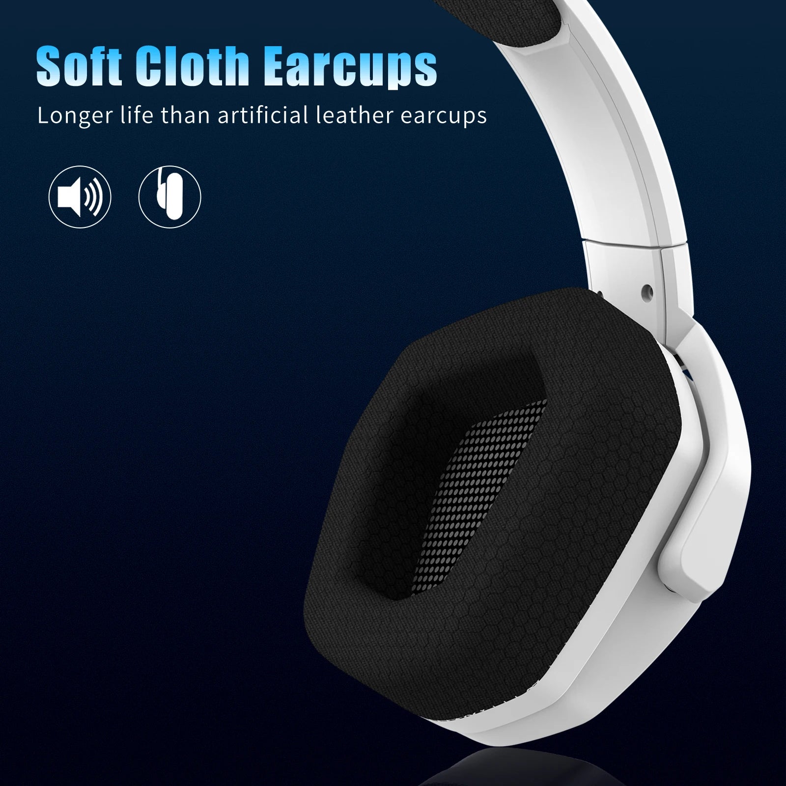 NUBWO G06 2.4G Dual Wireless Gaming Headset – 5ms Low Latency, 7.1 Surround Sound, Noise Cancelling Mic