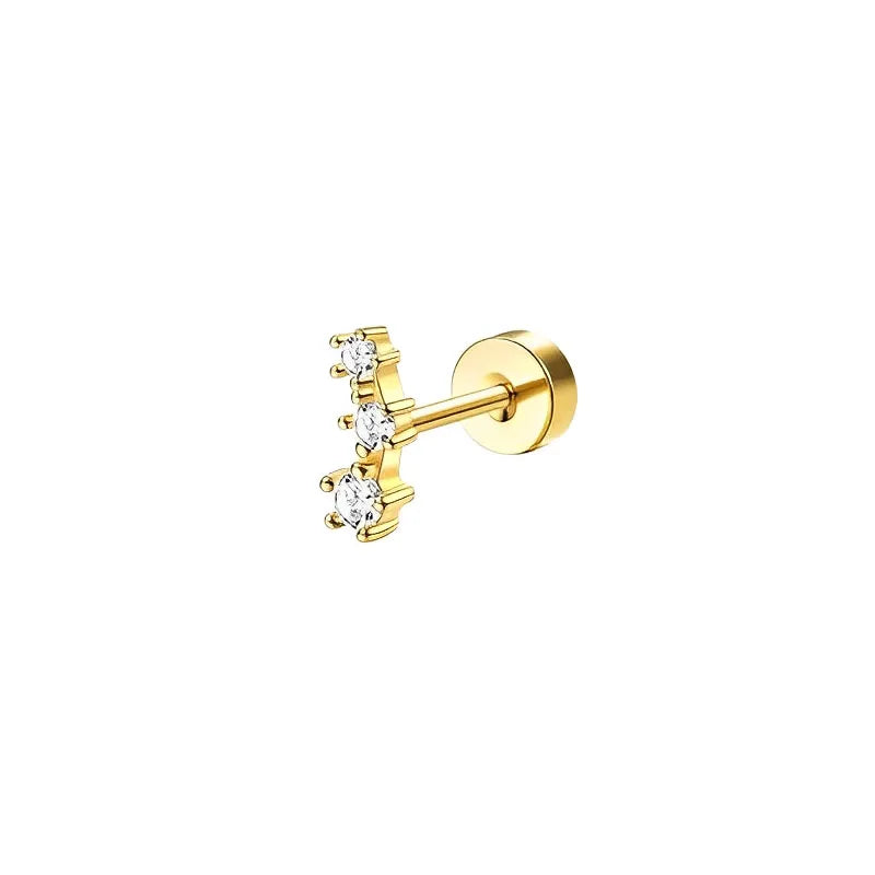 Lynda Kay’s Dainty Stainless Steel Stud Earrings