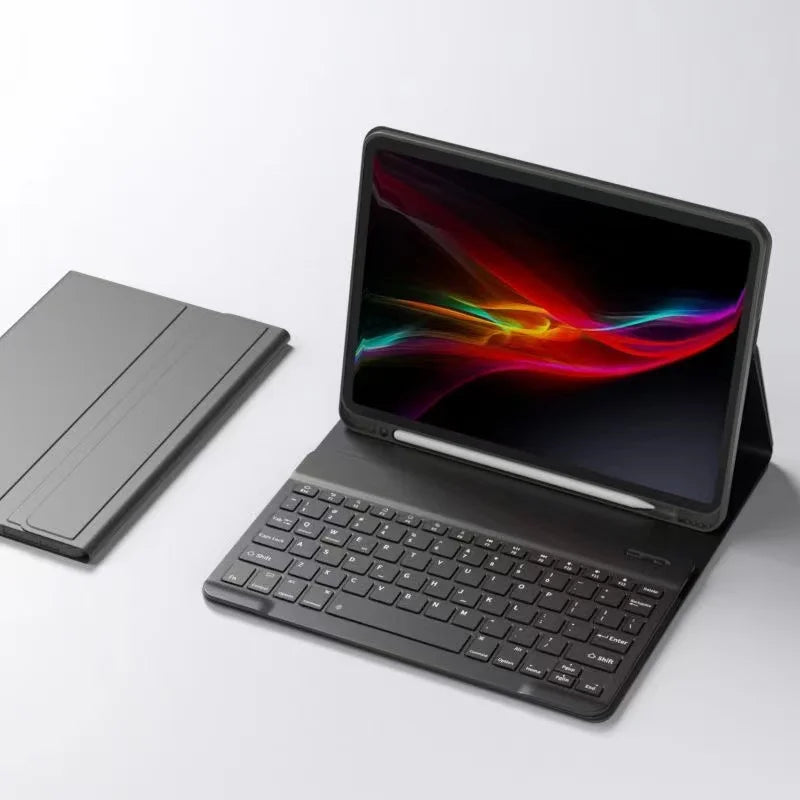 Magnetic iPad Keyboard Case with Touchpad – Slim, Wireless & Multi-Angle Stand