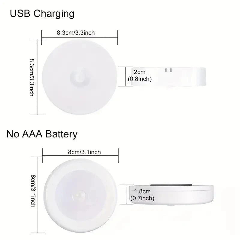 Measurement chart for a USB charging device with dimensions labeled.