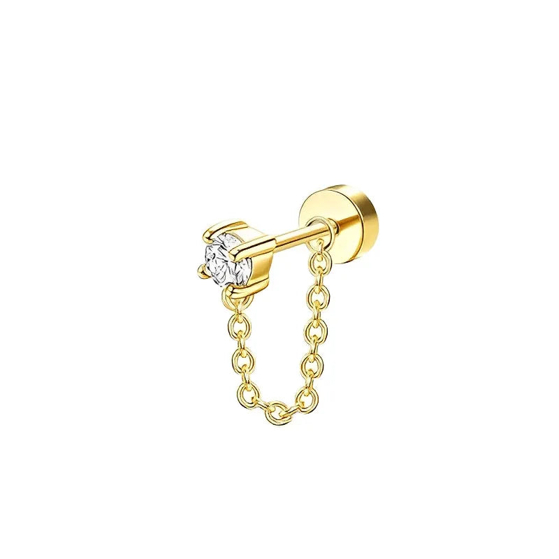 Lynda Kay’s Dainty Stainless Steel Stud Earrings