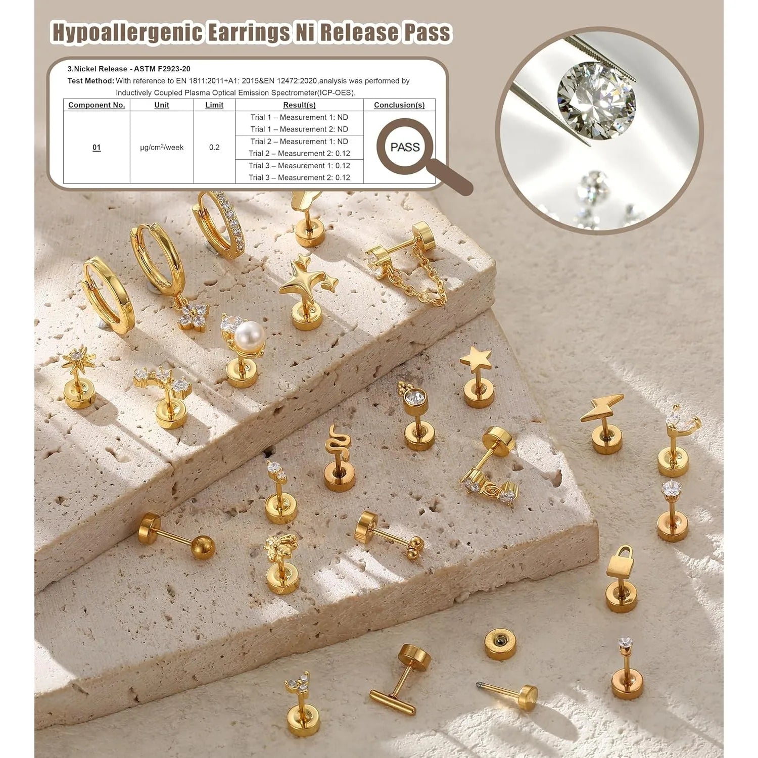 Lynda Kay’s Dainty Stainless Steel Stud Earrings