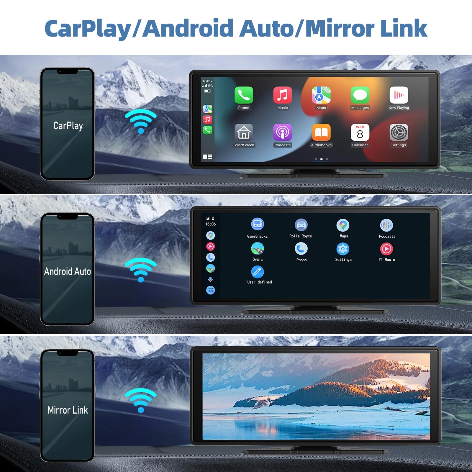 Quick and easy installation overview for wireless car screen – Lynda Kay’s Shop
