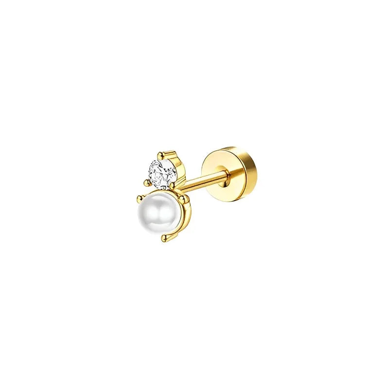 Lynda Kay’s Dainty Stainless Steel Stud Earrings