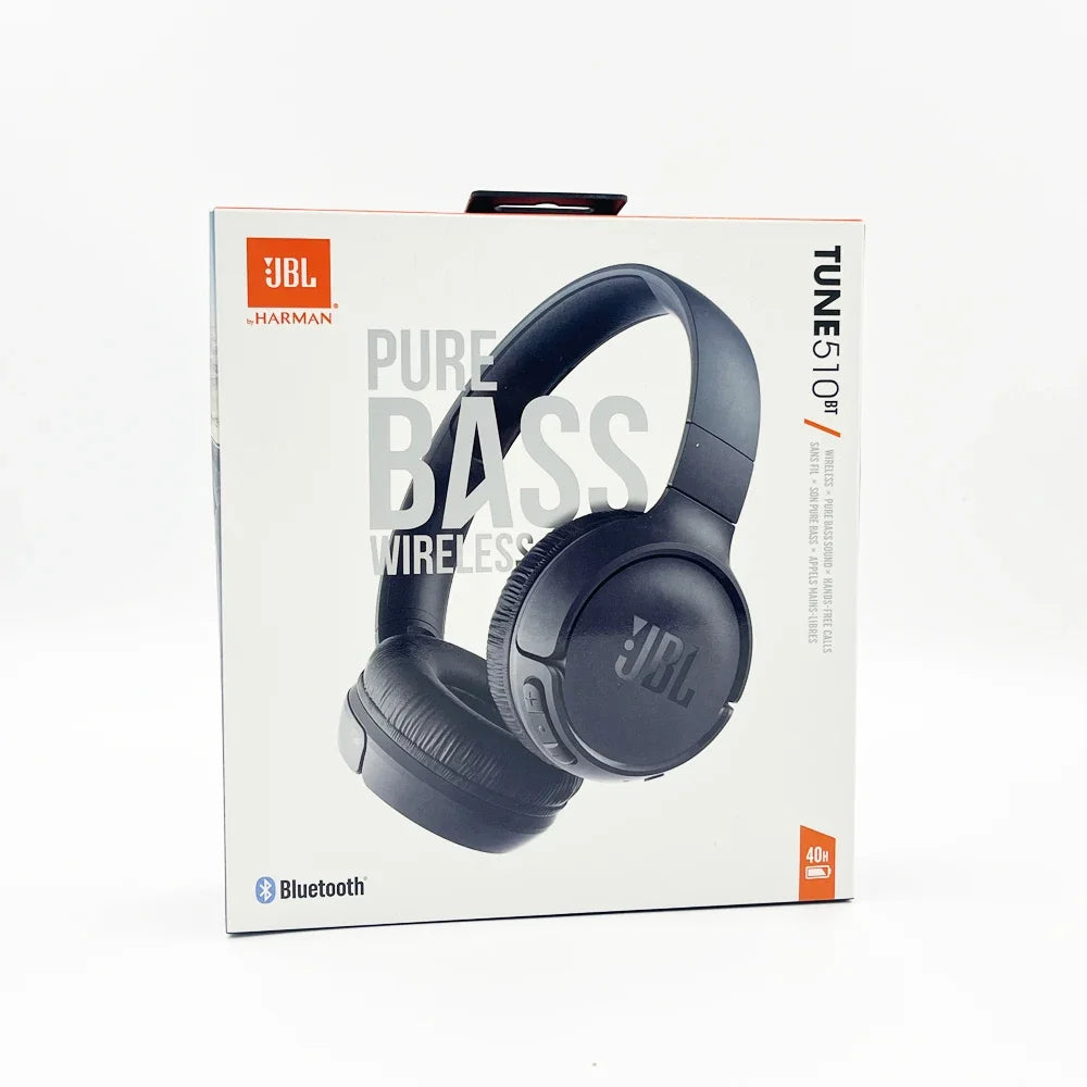 Side view of JBL Tune 510BT wireless headphones showing ear cushions – Lynda Kay’s Shop