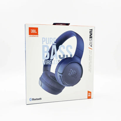 JBL Tune 510BT Wireless Headphones – Pure Bass Sound, Foldable Design & Long Battery Life