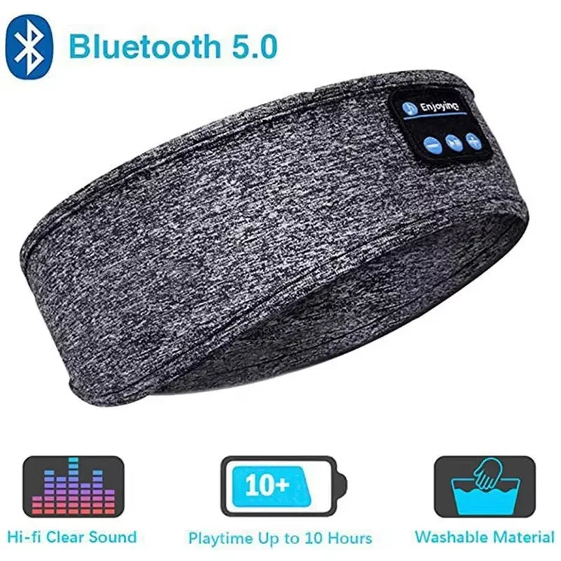 Bluetooth 3D Sleep Headphones Eye Mask – Wireless Music, HD Sound, Comfortable Sleep Mask