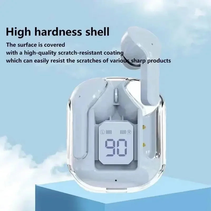 Digital thermometer with a high-hardness shell on a blue background